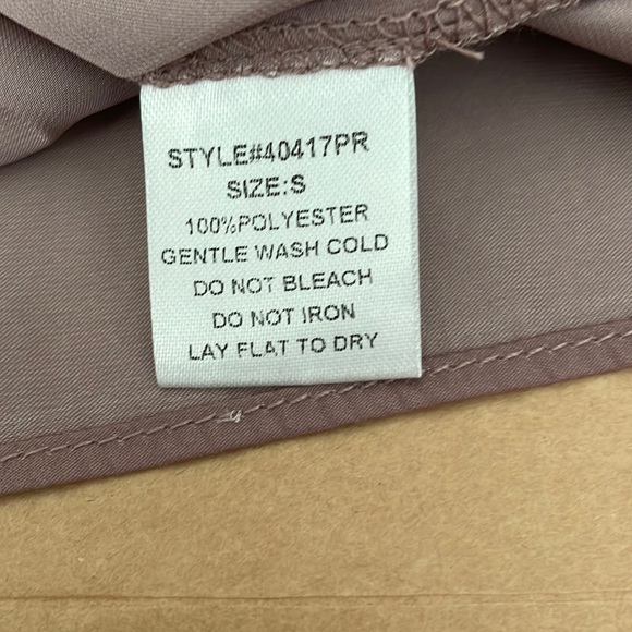 NWT Grade & Gather Ruffle Sleeve Top Blouse Lilac - Picture 7 of 9